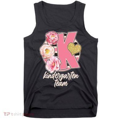 Cute Floral Glam Kindergarten Team Tank Top
