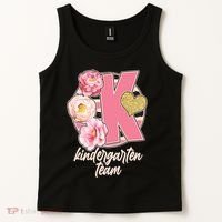 Cute Floral Glam Kindergarten Team Tank Top thumb 2