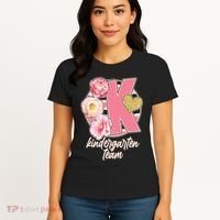 Cute Floral Glam Kindergarten Team Women's T-Shirt thumb 4