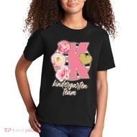 Cute Floral Glam Kindergarten Team Kids T-Shirt thumb 2