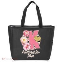 Cute Floral Glam Kindergarten Team Tote Bag thumb 0