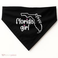 Cute Florida Girl Love USA-Made Doggie Bandana thumb 0