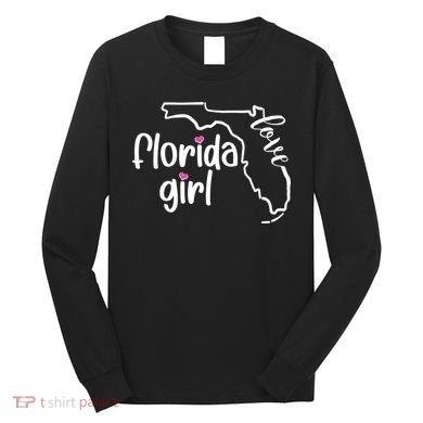 Cute Florida Girl Love Long Sleeve Shirt