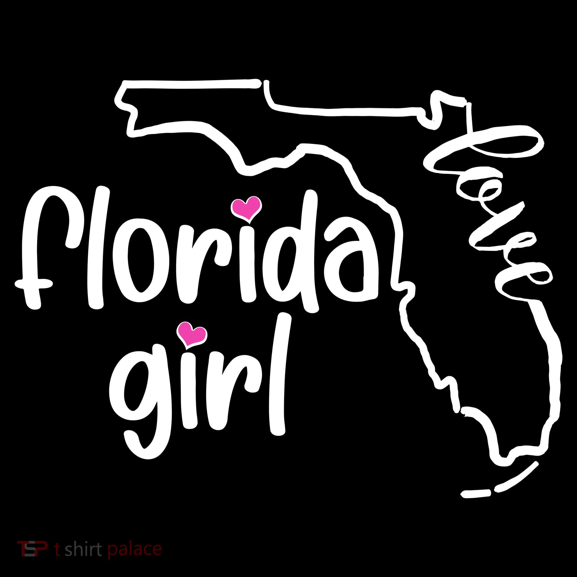 Cute Florida Girl Love Women's Hoodie