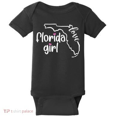 Cute Florida Girl Love Baby Bodysuit