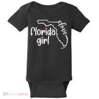 Cute Florida Girl Love Baby Bodysuit thumb 0