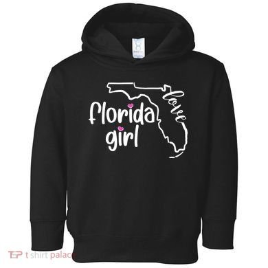 Cute Florida Girl Love Toddler Hoodie