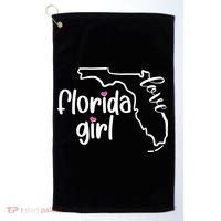 Cute Florida Girl Love Golf Towel thumb 0