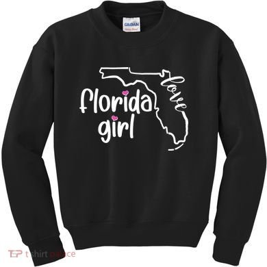 Cute Florida Girl Love Kids Sweatshirt