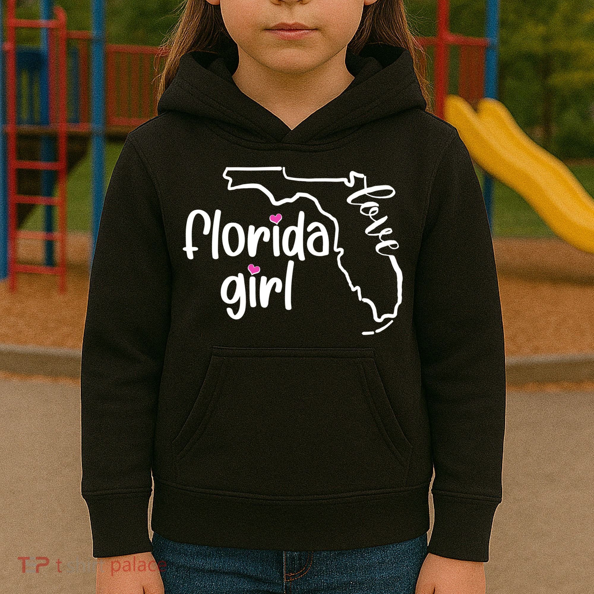 Cute Florida Girl Love Kids Hoodie
