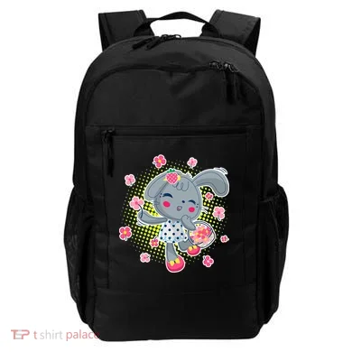 Cute Flower Easter Bunny Backpack