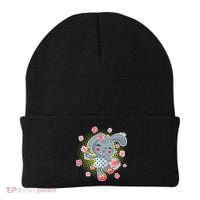Cute Flower Easter Bunny Beanie thumb 0