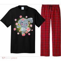Cute Flower Easter Bunny Pajama Set thumb 0