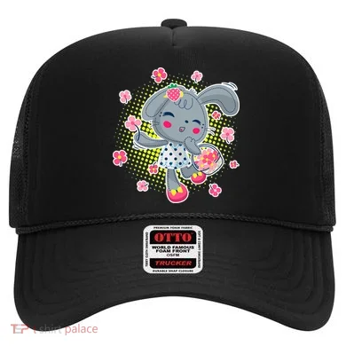 Cute Flower Easter Bunny Hat