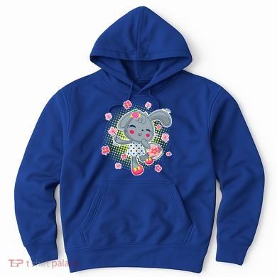 Cute Flower Easter Bunny Hoodie