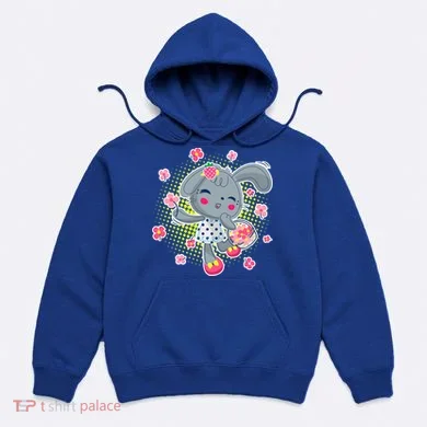 Cute Flower Easter Bunny Hoodie