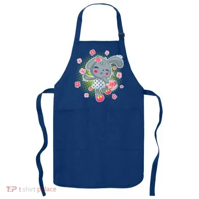 Cute Flower Easter Bunny Apron