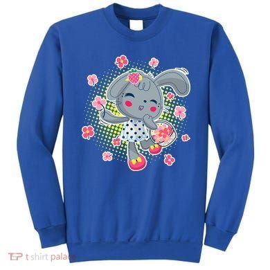 Cute Flower Easter Bunny Sweatshirt