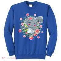 Cute Flower Easter Bunny Sweatshirt thumb 0