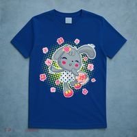 Cute Flower Easter Bunny T-Shirt thumb 5