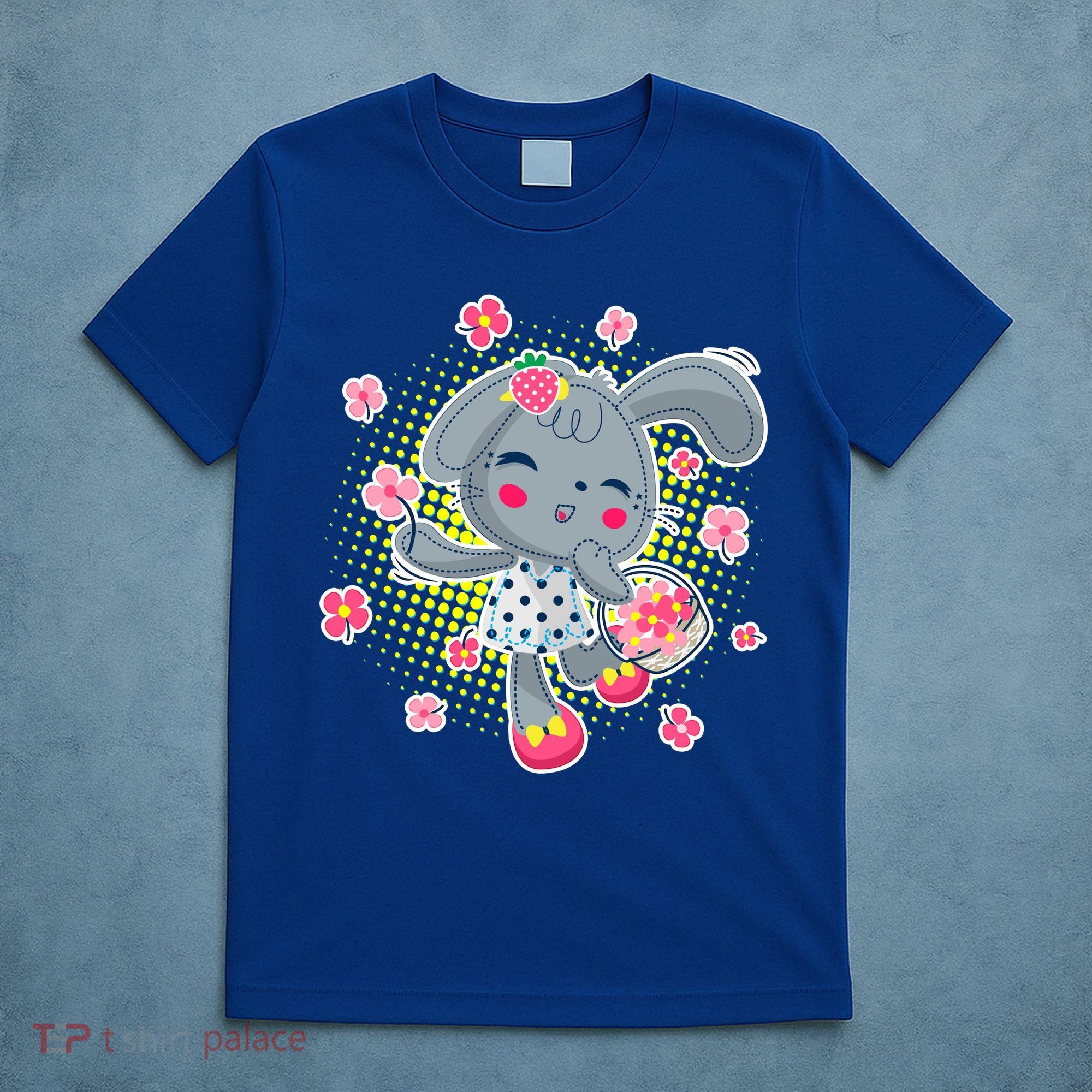Cute Flower Easter Bunny T-Shirt