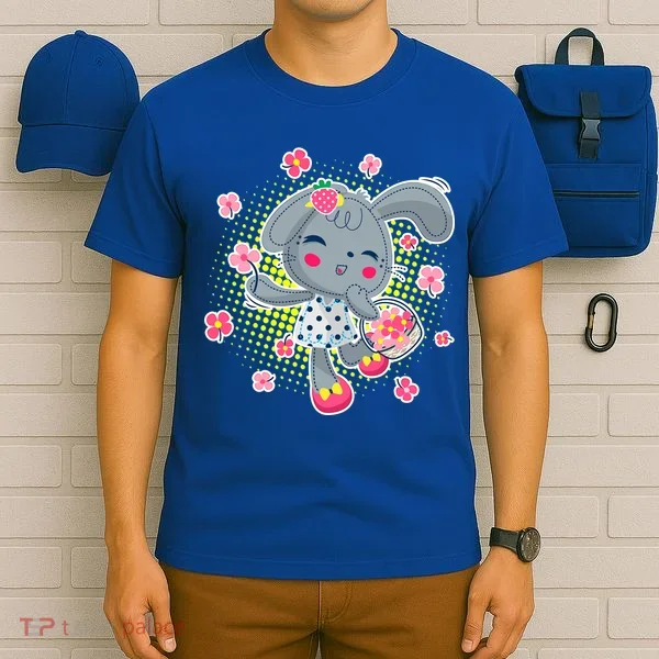 Cute Flower Easter Bunny T-Shirt