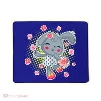 Cute Flower Easter Bunny Mousepad thumb 0