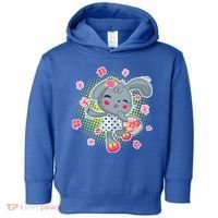 Cute Flower Easter Bunny Toddler Hoodie thumb 0
