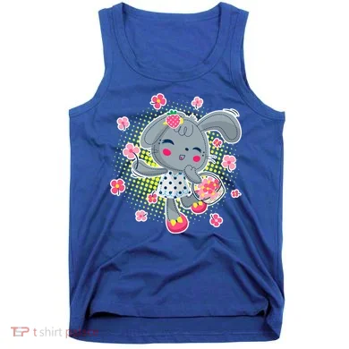 Cute Flower Easter Bunny Tank Top