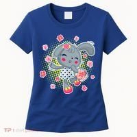 Cute Flower Easter Bunny Women's T-Shirt thumb 0