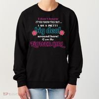 Cute Flower Girl Women's Sweatshirt thumb 0