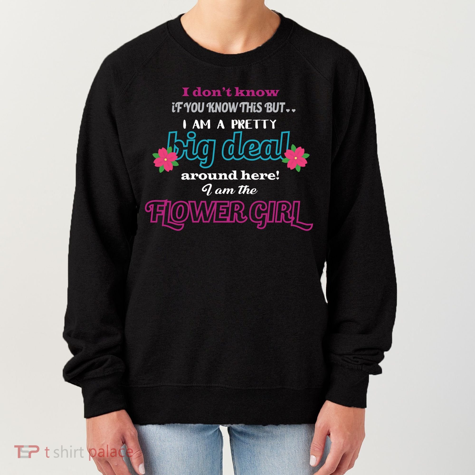 Cute Flower Girl Women's Sweatshirt