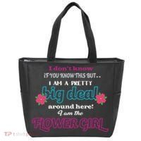 Cute Flower Girl Tote Bag thumb 0