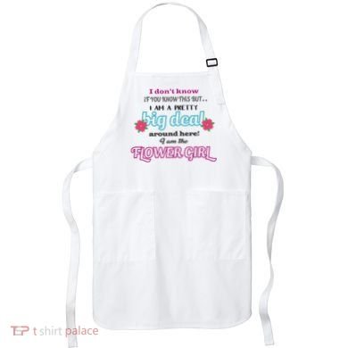 Cute Flower Girl Apron