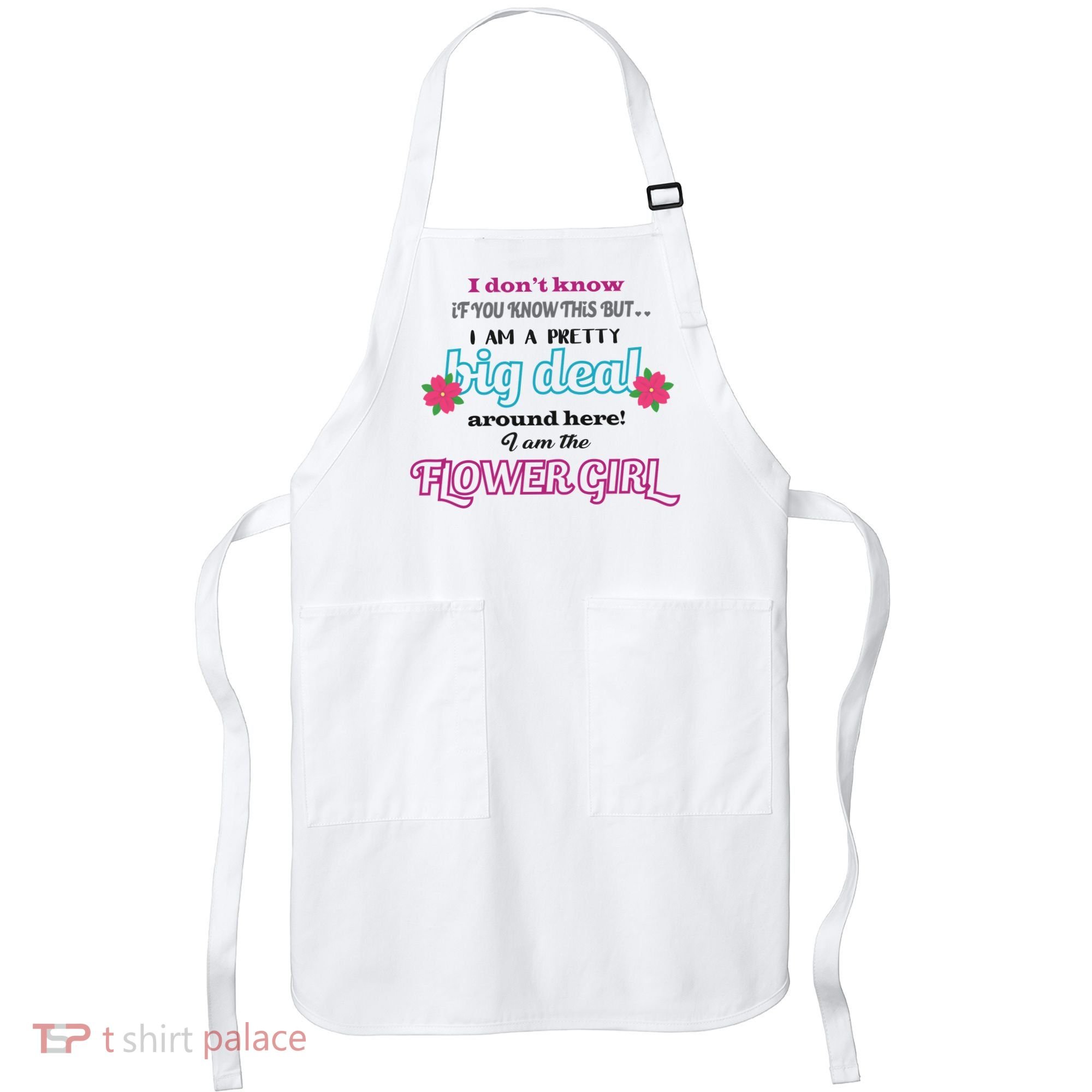 Cute Flower Girl Apron