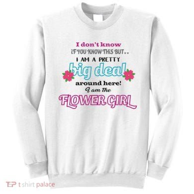Cute Flower Girl Sweatshirt