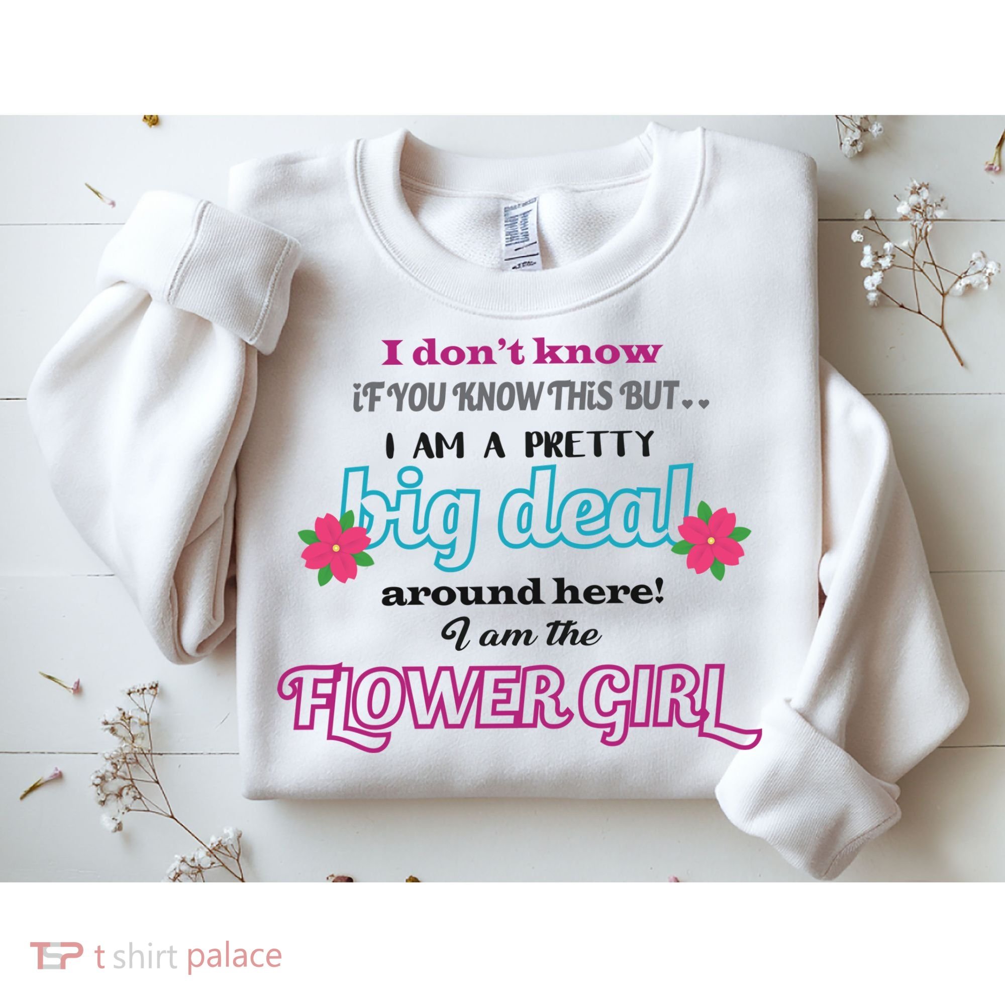 Cute Flower Girl Sweatshirt