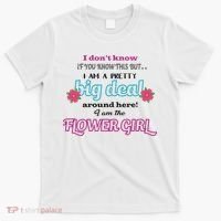 Cute Flower Girl T-Shirt thumb 0