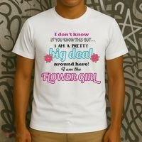 Cute Flower Girl T-Shirt thumb 3