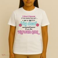 Cute Flower Girl T-Shirt thumb 4