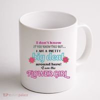 Cute Flower Girl Coffee Mug thumb 1