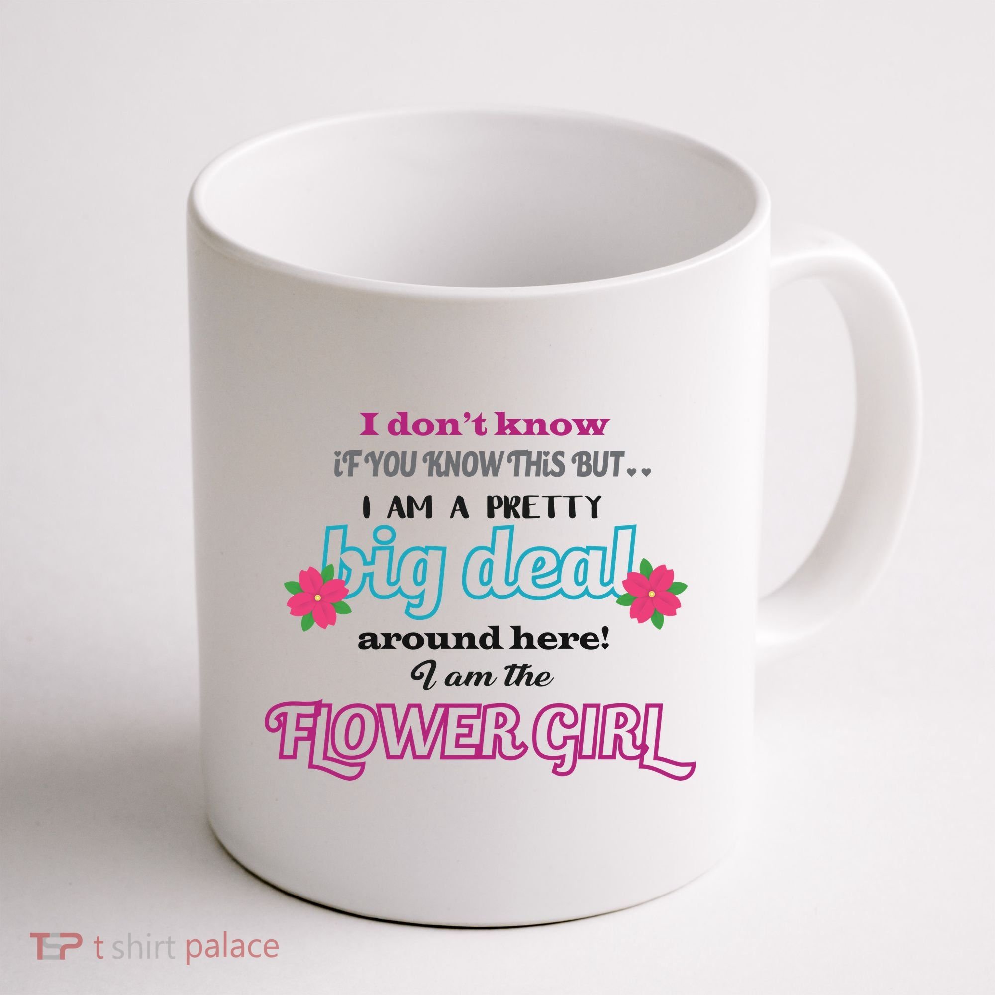 Cute Flower Girl Coffee Mug