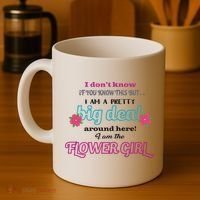 Cute Flower Girl Coffee Mug thumb 4