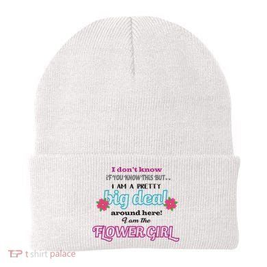 Cute Flower Girl Beanie