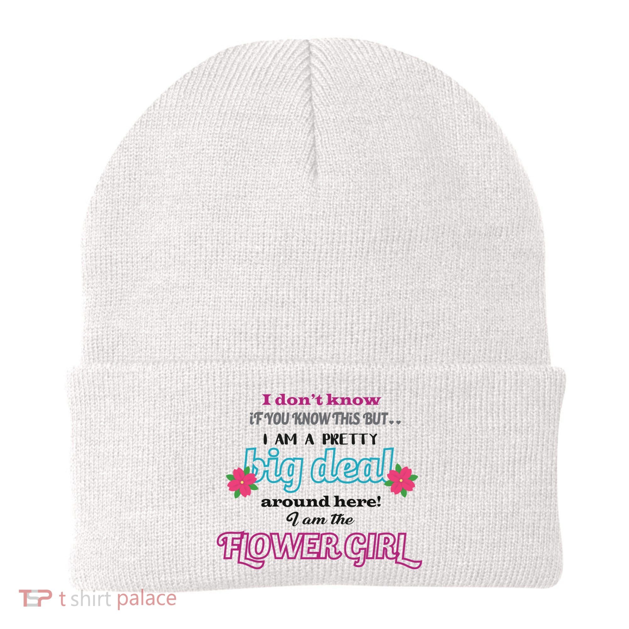 Cute Flower Girl Beanie