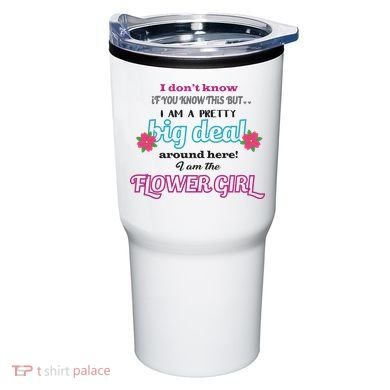 Cute Flower Girl Tumbler