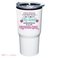 Cute Flower Girl Tumbler thumb 0