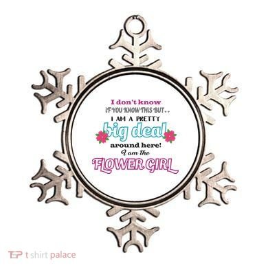 Cute Flower Girl Ornament