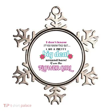 Cute Flower Girl Ornament
