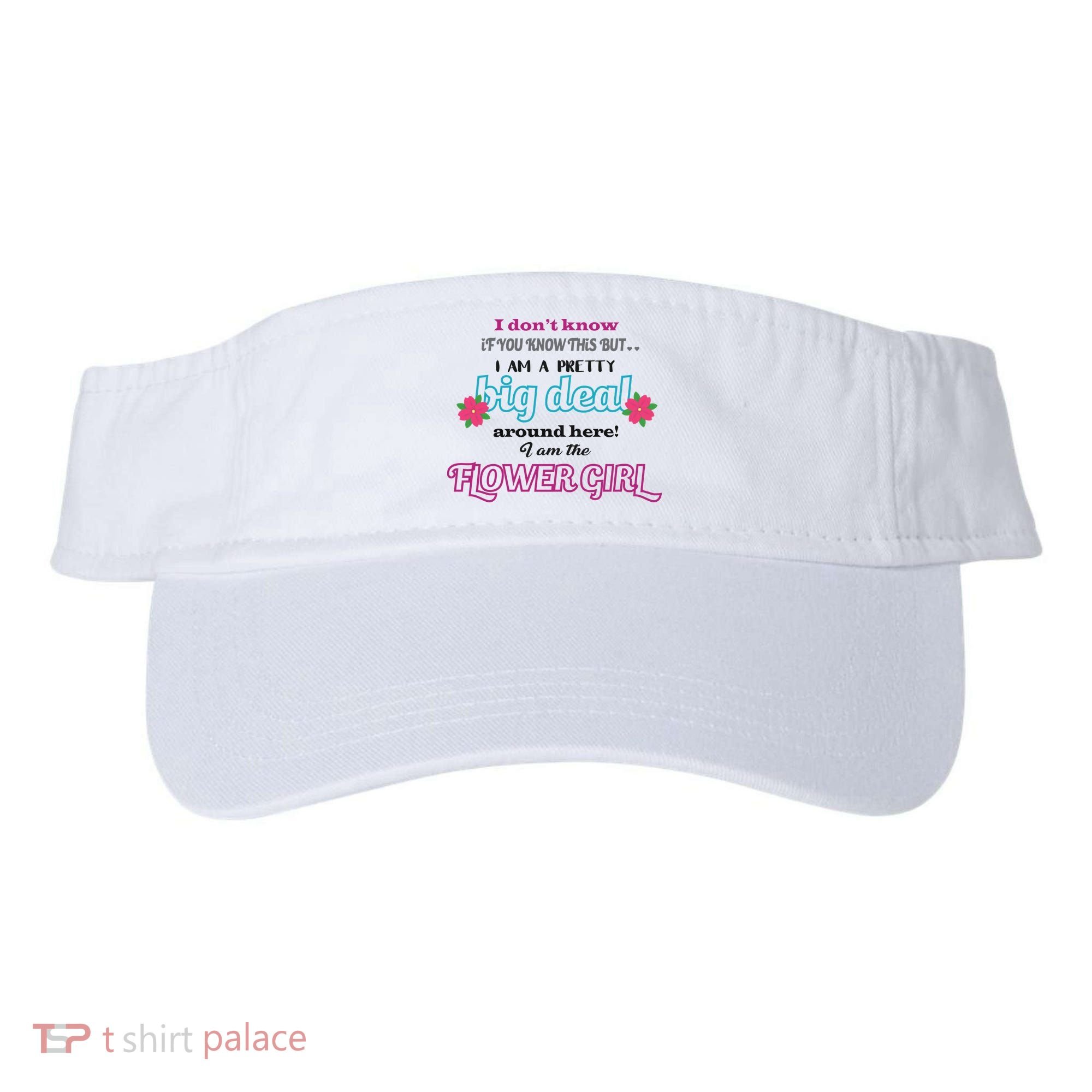 Cute Flower Girl Visor